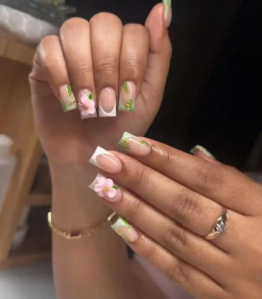 Garden Petal Tips With 3D Bloom