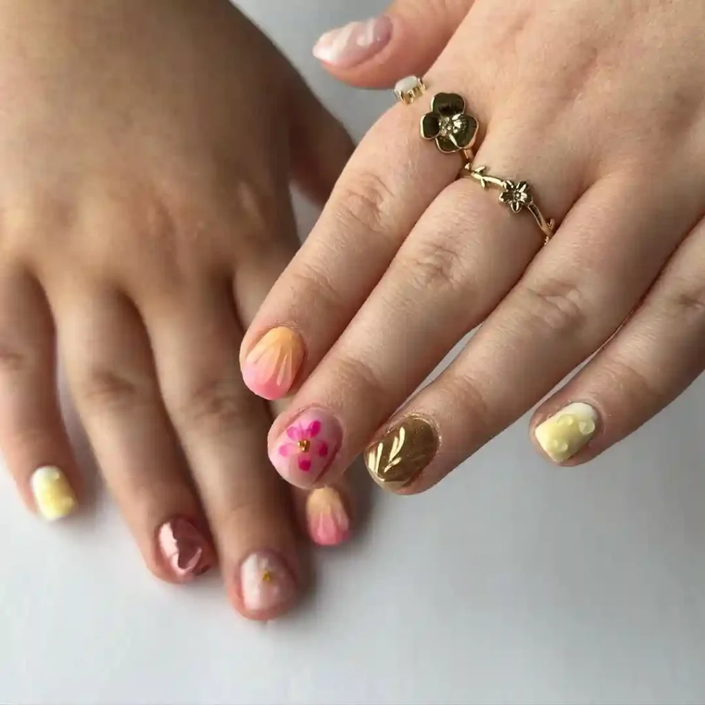 Mixed Summer Textures & Metallic Vibes