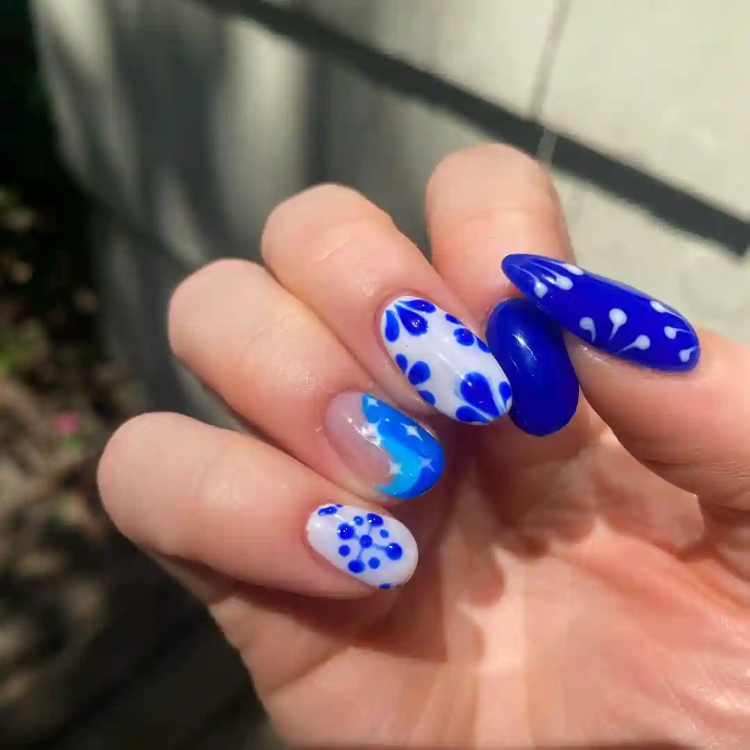 24 Blue Summer Nails Ideas: Rock This Season
