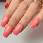 Soft Coral Peach Ombré for Everyday Glam