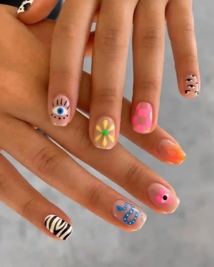 Whimsical Mismatched Art