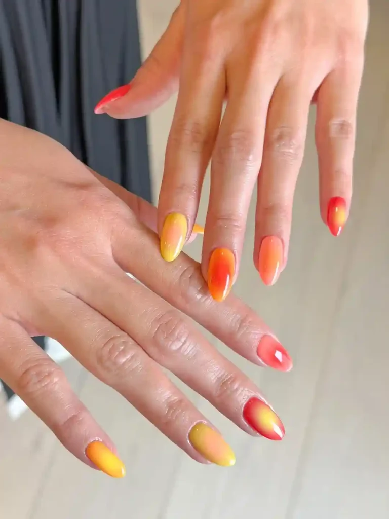 Red-Yellow Sunset Aura Fade