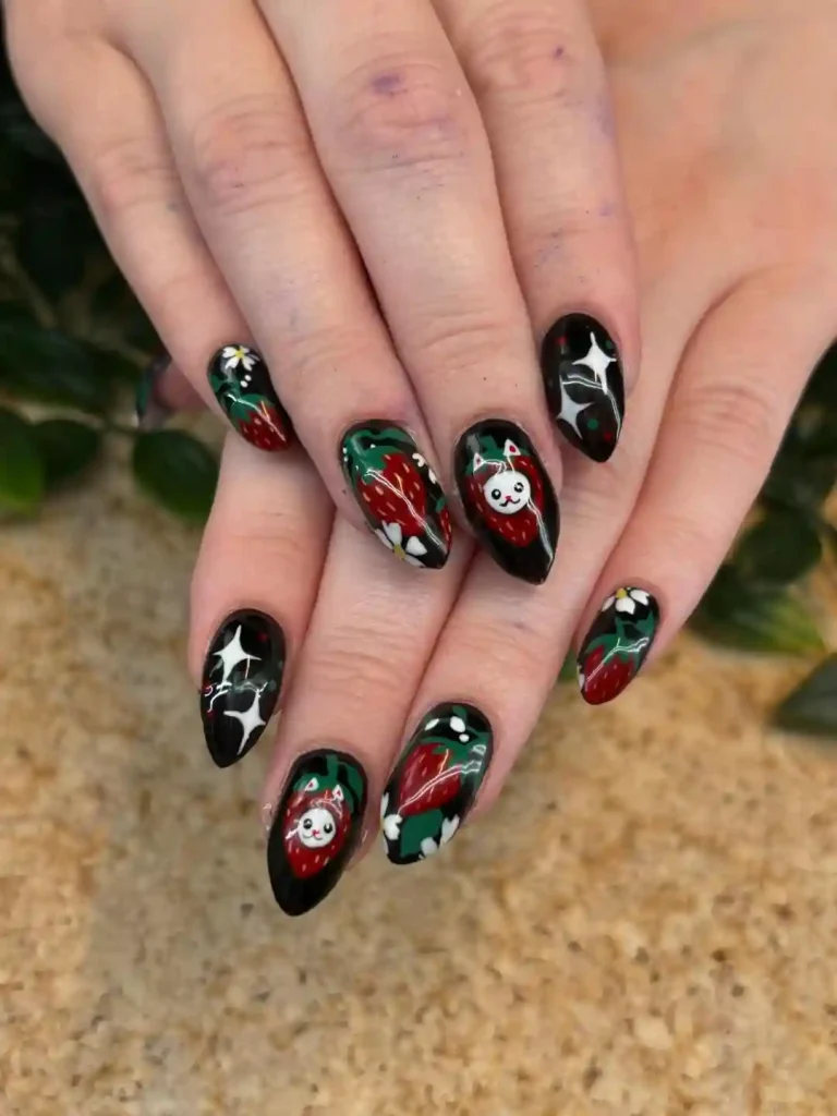 Strawberry Art with a Touch of Cute