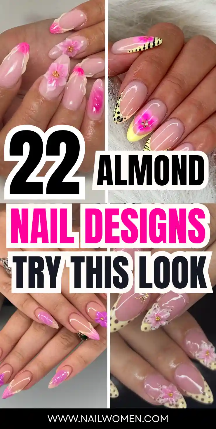 22 Almond Nail Ideas for Cute Stylish Nails