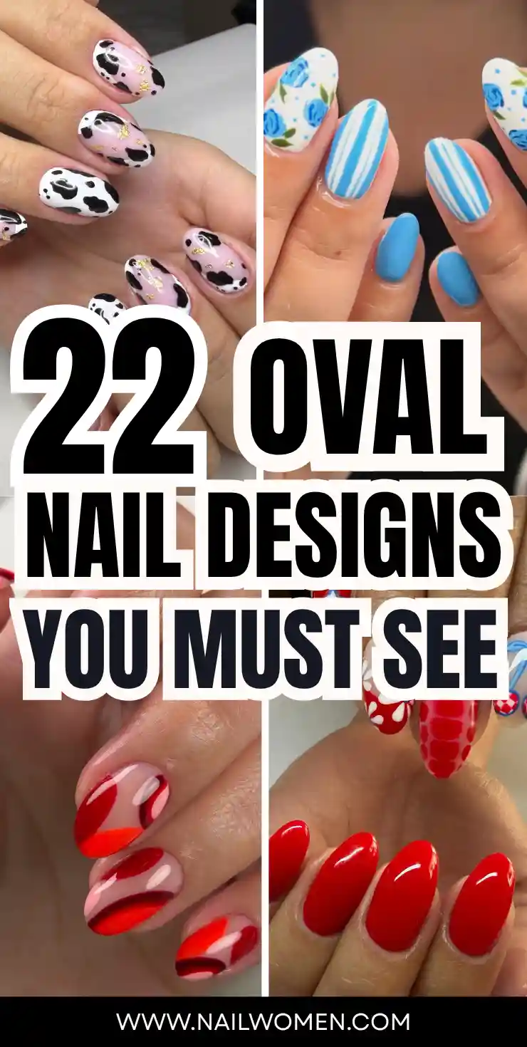 28 Oval Nail Designs Ideas for Chic