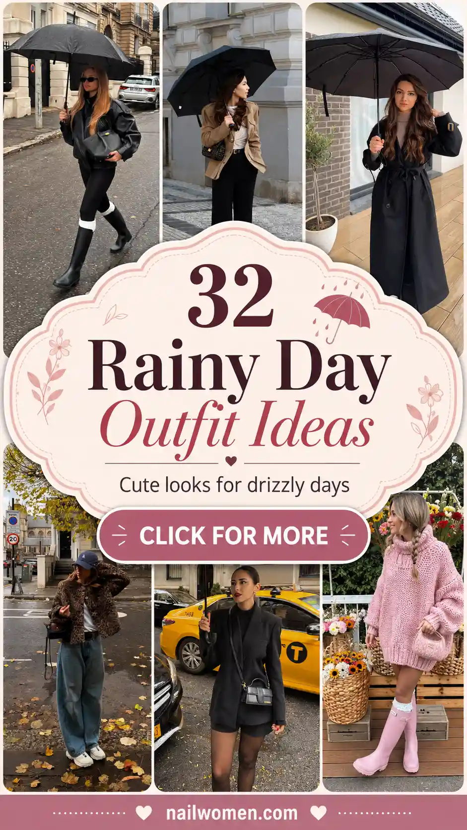 Rainy Day Outfit Ideas