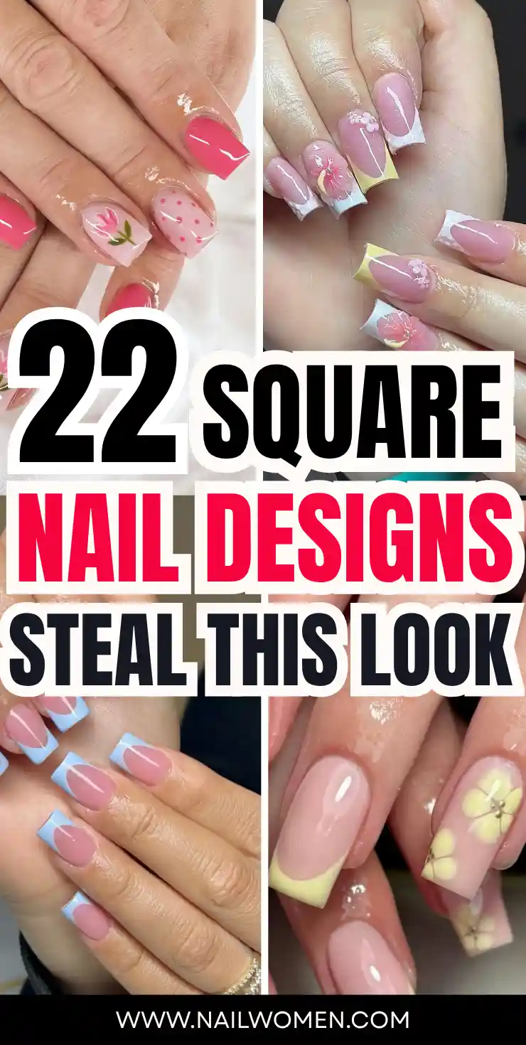 22 Square Nails Ideas for Stylish Manicures